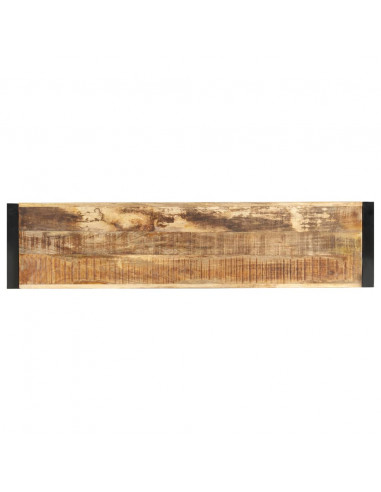 Tavolo Consolle 150x35x76 cm in Legno Massello di Mango