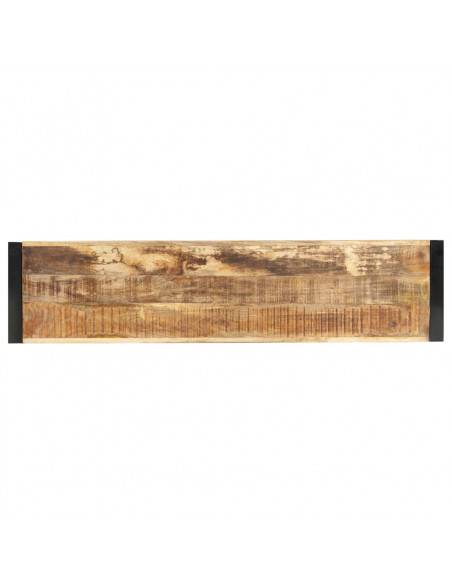 Tavolo Consolle 150x35x76 cm in Legno Massello di Mango