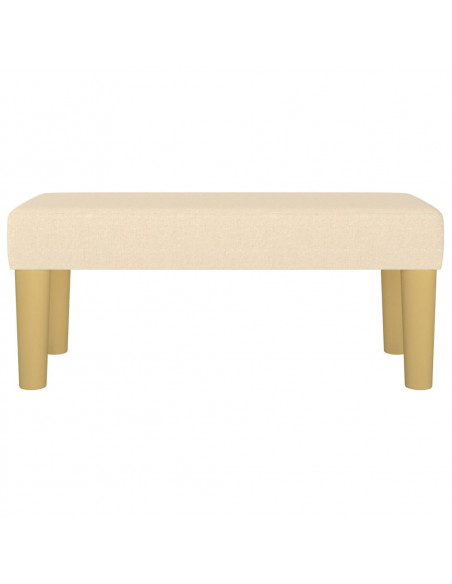 Panca Crema 70x30x30 cm in Tessuto