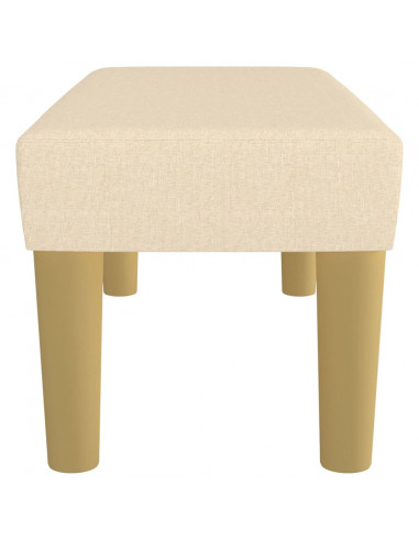 Panca Crema 70x30x30 cm in Tessuto