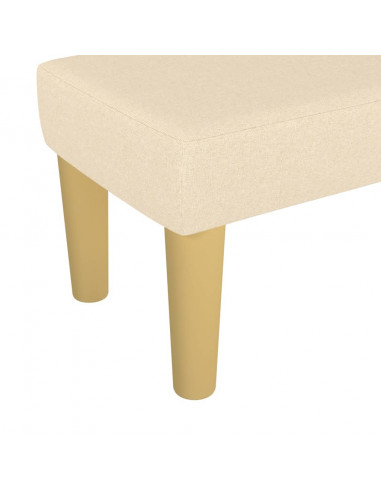 Panca Crema 70x30x30 cm in Tessuto
