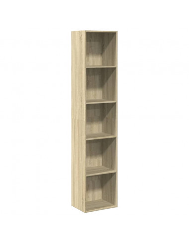 Libreria Rovere Sonoma 40x30x189 cm in Legno Multistrato