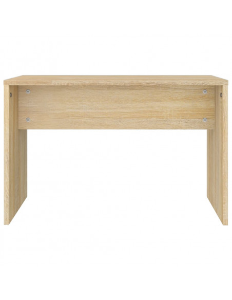 Sgabello da Toeletta Rovere Sonoma 70x35x45cm Legno Multistrato