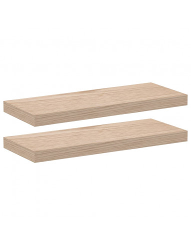 Mensole Pensili 2 pz 60x23,5x4 cm in Truciolato