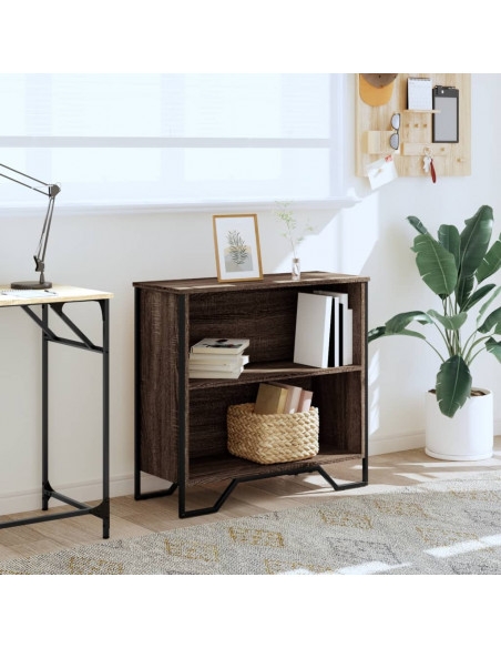 Libreria Rovere Marrone 80x31x74,5 cm in Legno Multistrato