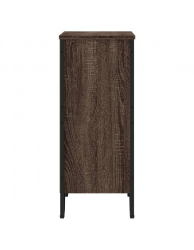 Libreria Rovere Marrone 80x31x74,5 cm in Legno Multistrato