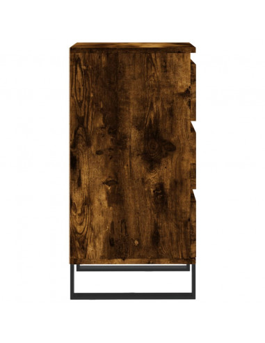 Credenza Rovere Fumo 40x35x70 cm in Legno Multistrato