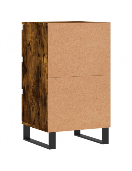 Credenza Rovere Fumo 40x35x70 cm in Legno Multistrato