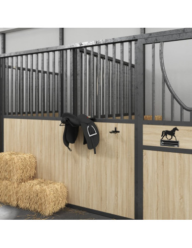 Portasella da Parete Nero in Ferro