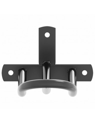 Portasella da Parete Nero in Ferro