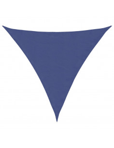Parasole a Vela Oxford Triangolare 4x4x4 m Blu 2