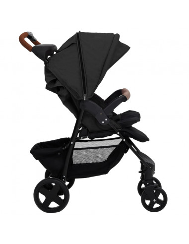 Passeggino 2 in 1 Antracite in Acciaio
