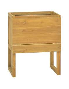 Mobile da Bagno 60x45x75 cm in Legno Massello di Teak 2