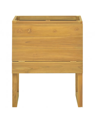 Mobile da Bagno 60x45x75 cm in Legno Massello di Teak