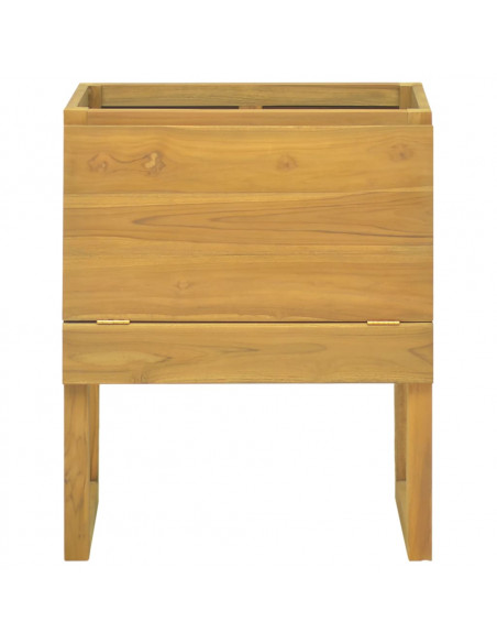 Mobile da Bagno 60x45x75 cm in Legno Massello di Teak