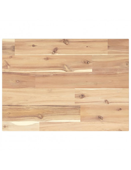 Piano per Tavolo 40x30x2 cm Rettangolare Legno Massello Acacia
