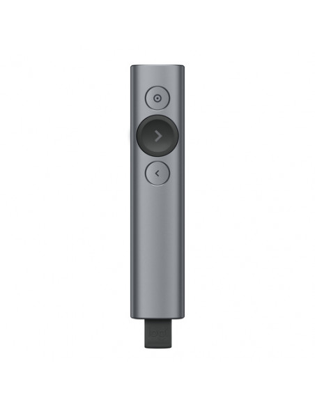 Logitech Spotlight puntatore wireless Bluetooth/RF Grigio