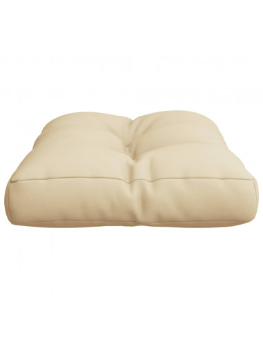 Cuscino per Pallet Beige 60x40x12 cm in Tessuto