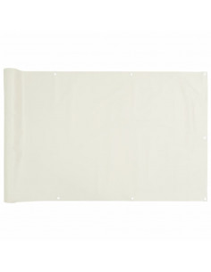 Paravento da Giardino Bianco 600x120 cm in PVC 2
