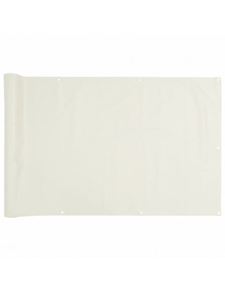 Paravento da Giardino Bianco 600x120 cm in PVC