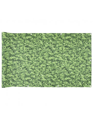 Paravento da Giardino con Aspetto Pianta Verde 500x120 cm PVC