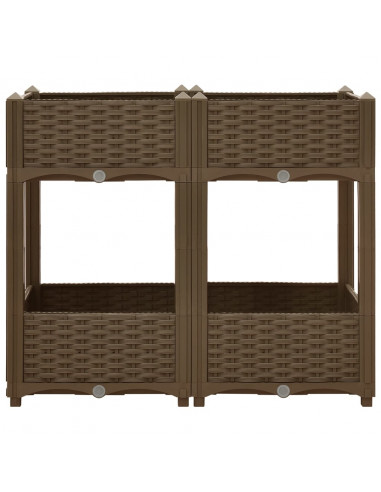 Fioriera Rialzata 80x40x71 cm in Polipropilene