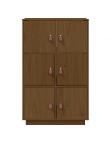 Credenza Miele 67x40x108,5 cm in Legno Massello di Pino