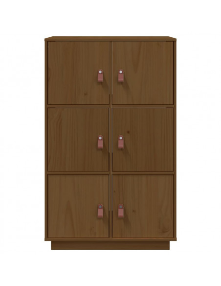 Credenza Miele 67x40x108,5 cm in Legno Massello di Pino