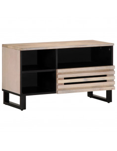 Mobile Porta TV 80x34x46 cm in Legno Massello di Mango 2