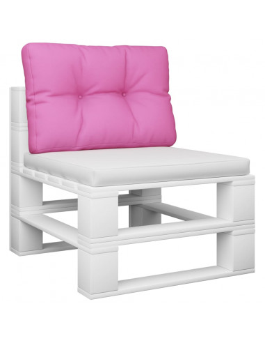 Cuscino per Pallet Rosa 60x40x12 cm Tessuto
