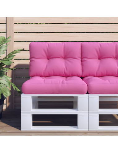 Cuscino per Pallet Rosa 60x40x12 cm Tessuto