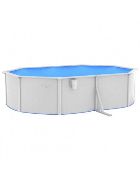 Piscina con Pompa Filtro a Sabbia 490x360x120 cm