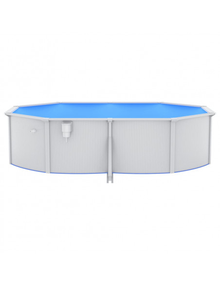 Piscina con Pompa Filtro a Sabbia 490x360x120 cm