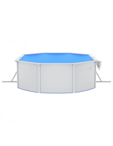 Piscina con Pompa Filtro a Sabbia 490x360x120 cm