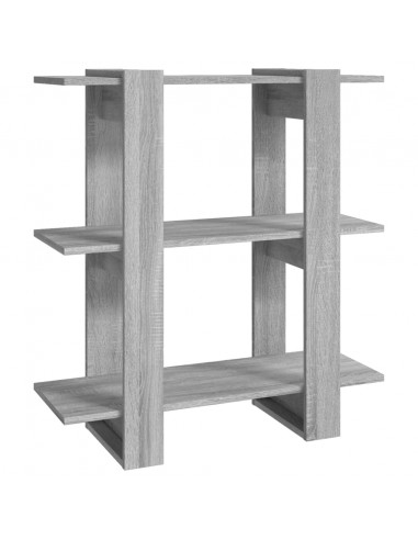 Libreria/Divisorio Grigio Sonoma 80x30x87 cm