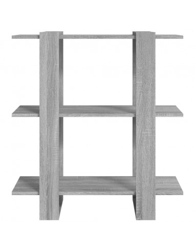 Libreria/Divisorio Grigio Sonoma 80x30x87 cm