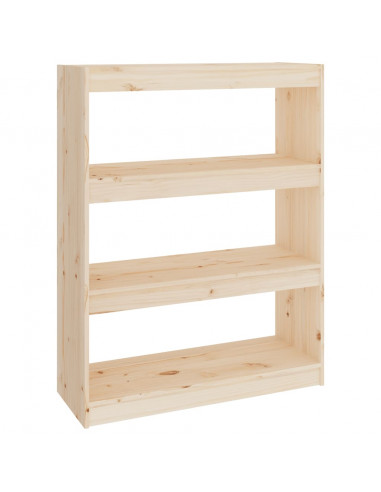 Libreria/Divisorio 80x30x103,5 cm in Legno Massello di Pino