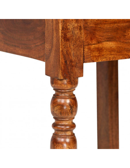 Set Tavolo da Pranzo 5 pz Legno Massello di Acacia e Sheesham
