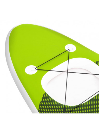 Set Tavola SUP Gonfiabile Verde 360x81x10 cm