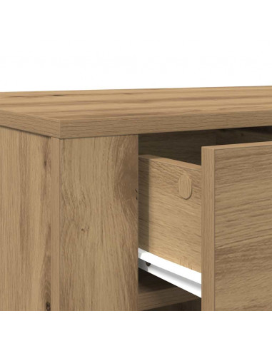 Scrivania Rovere Artigianale 100x49x75 cm in Legno Multistrato