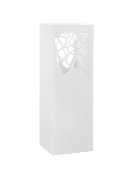 Porta Ombrelli Stile Pietre in Acciaio Bianco