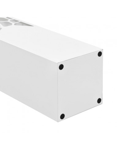 Porta Ombrelli Stile Pietre in Acciaio Bianco