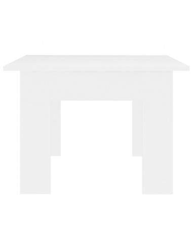 Tavolino da Salotto Bianco 100x60x42 cm in Legno Multistrato