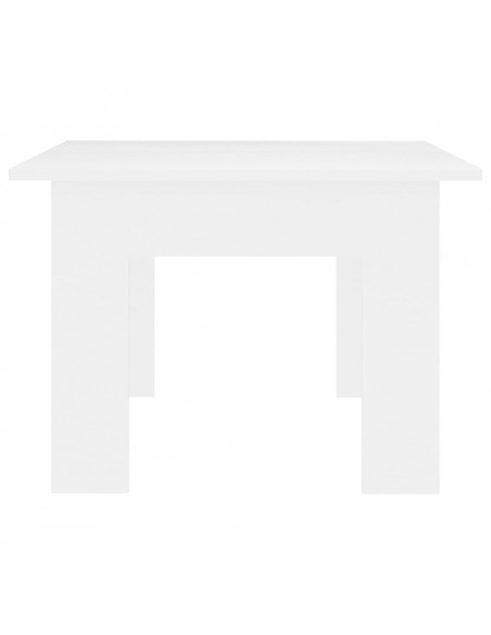 Tavolino da Salotto Bianco 100x60x42 cm in Legno Multistrato