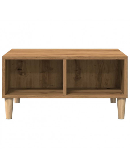 Tavolino da Salotto Artigianale 60x60x30 cm Legno Multistrato