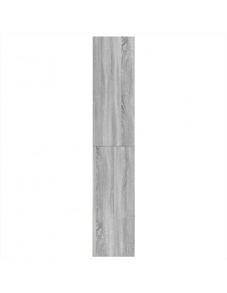 Libreria Grigio Sonoma 100x36x189 cm in Legno Multistrato