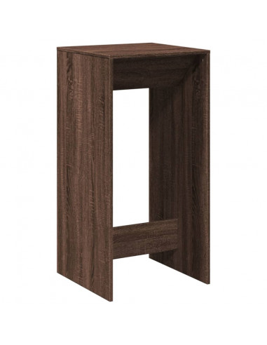 Tavolo da Bar Rovere Marrone 51x50x103,5 cm in Truciolato