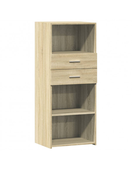 Credenza Rovere Sonoma 50x42,5x124 cm in Legno Multistrato