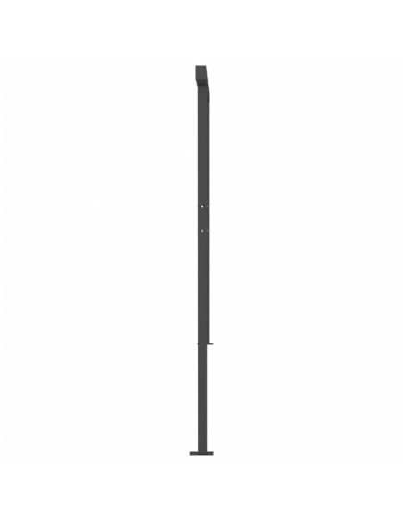 Tenda da Sole Retrattile Automatica Pali 6x3 m Arancio Marrone