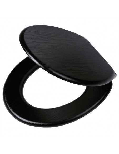 Tiger Sedile WC a Chiusura Morbida Blackwash in MDF Nero 252030746